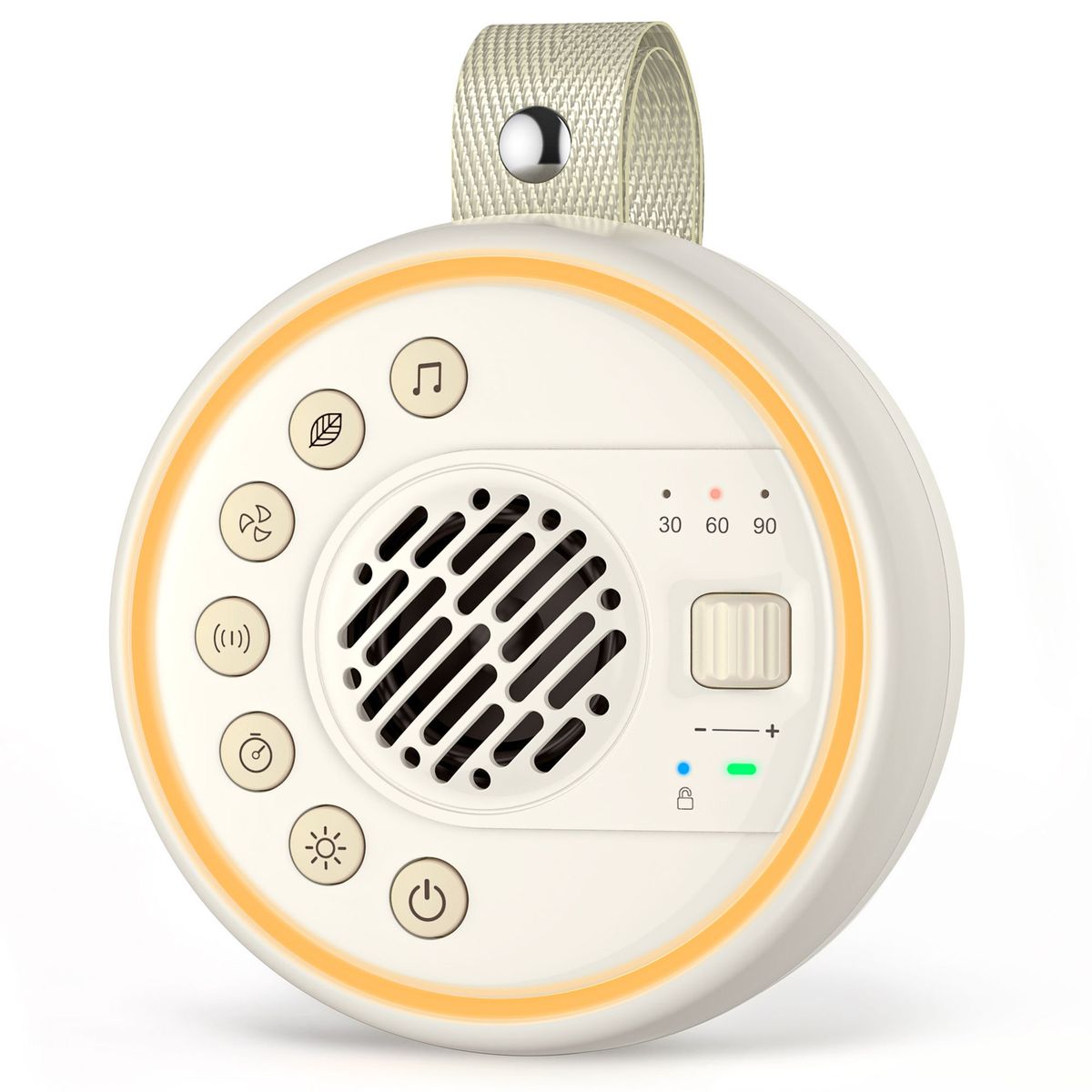 White Noise Machine Sleeping Speaker Bluetooth Portable Soothing Baby Sleep Artifact Music Shielding Noise_voghion.com