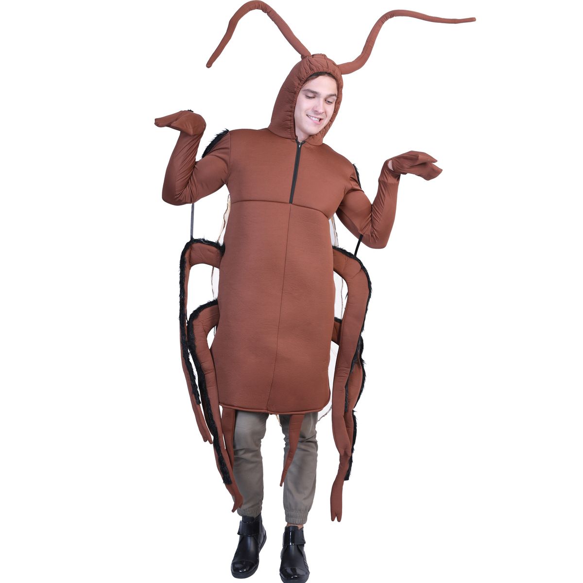 Halloween party funny party selfie animal cockroach one-piece play costume props show costume_voghion.com