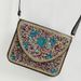 Crossbody Bag For Women Boho Style Bag Rice Bead Ethnic Style Body Bag Shell Mobile Phone Bag Flower Pu Travel Shoot Single Room Bag_voghion.com