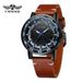 Winner 001C Watches For Men Automatic Mechanical Map Clock Mechanism Hollow Out Skeleton Fashion Wind Up Male Wristwatch_voghion.com