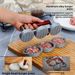 Manual Aluminum Alloy Hamburger For Home Use, Multi-Specification Tool, Non-Stick Coating Round Meat Patty Press_voghion.com