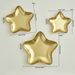 Elegantes sternförmiges Tablett-Set, handgefertigte Servierplatten aus Metall für Desserts und Snacks, minimalistisches Wohndekor in Gold/Silber/Creme/Grün/Grau/Schwarz_voghion.com