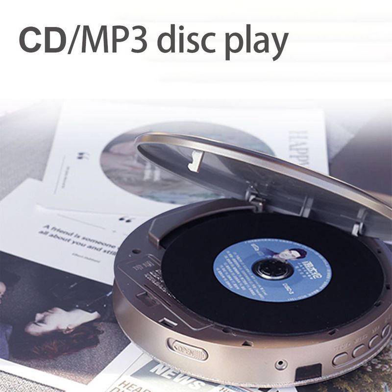 Tragbarer DVD/CD-Player unterstützt Bluetooth und U-Disk-Wiedergabe, geeignet für Lernen und Unterhaltung, grenzüberschreitender CD-Player_voghion.com