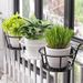 Supporto per fiori in ferro da balcone in stile europeo, appeso all'esterno, per piante in vaso, portavasi da finestra, portaoggetti sospeso, cestino_voghion.com