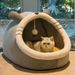 Semi Closed Cute Cat Nest Four Season Universal Internet Celebrity Cat Nest Dog Nest Winter Warm Dog Nest Pet Nest_voghion.com