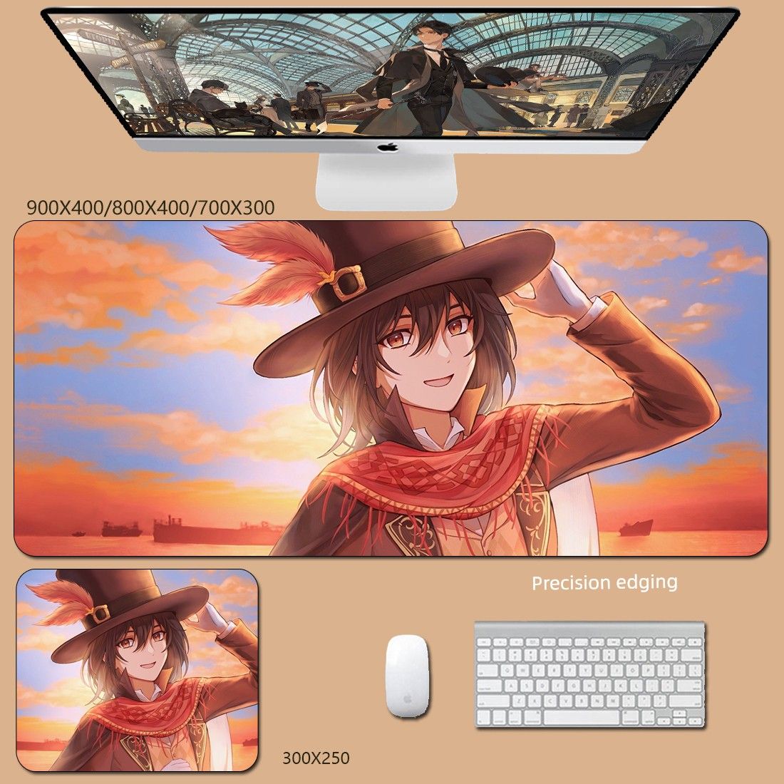 Tappetino per tastiera bidimensionale Secret Master Mouse Clain Audrey Delic Gardelia Dunn_voghion.com