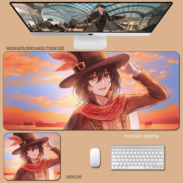 Tappetino per tastiera bidimensionale Secret Master Mouse Clain Audrey Delic Gardelia Dunn_voghion.com