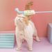 Cute Clown Teaser Wand With Bell Cat Toy Interactive Pet Supplies_voghion.com