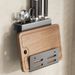 Wall Mounted Knife Holder With Cutting Board Storage, Multi-functional Kitchen Organizer For Knives, Chopsticks, Utensils - Space Saving & Stylish_voghion.com