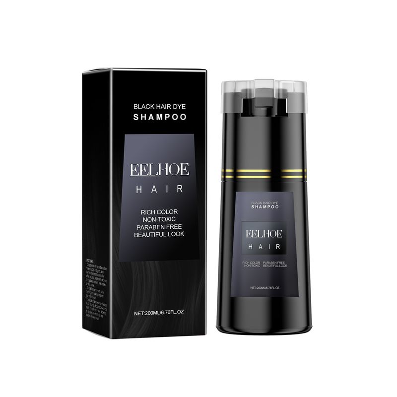 EELHOE Pflanzenextraktpflege Mehrfarbig DIY Color Trend Sanftes Shampoo_voghion.com