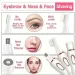 Rasoir 4 en 1 pour femme : épilateur, tondeuse, rasoir, sans fil_voghion.com