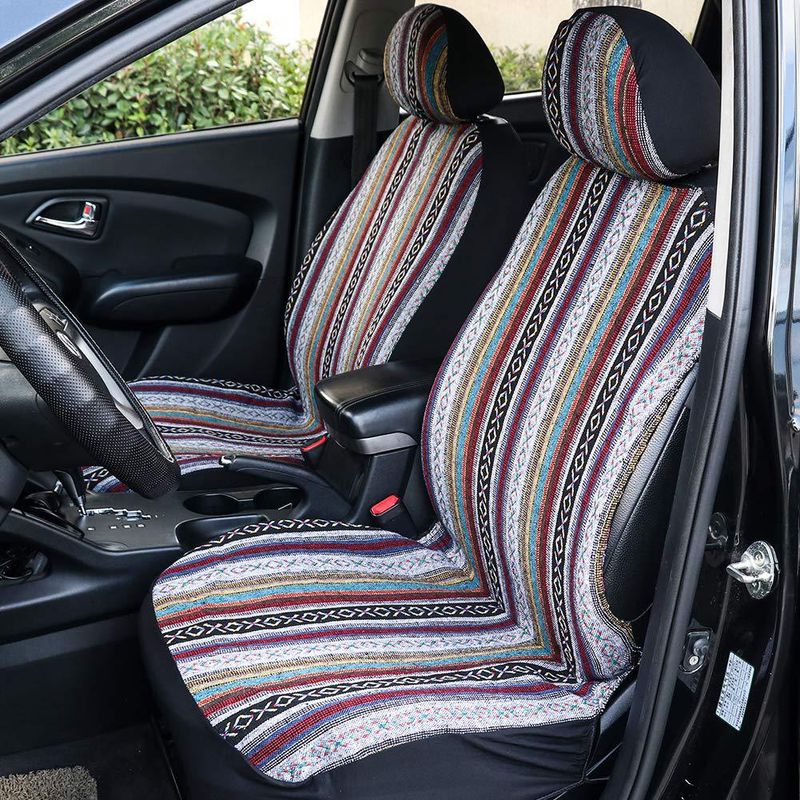 Husa populară pentru scaun auto din material textil național este un model universal potrivit pentru modelele cu cinci locuri_voghion.com