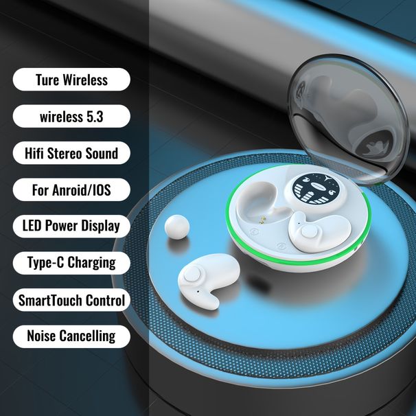 Wireless Headp, Sports Running Crazy Can Get Rid Of, Sleep Side Lie Not Pressure Ear, Ultra-long Standby_voghion.com