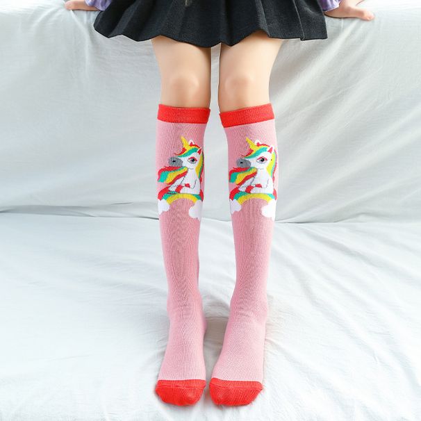 Kid's Clothing Original design children's socks cartoon trendy socks cotton socks unicorn socks ins mid tube socks batch_voghion.com