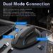 E-YOOSO X-45 USB Gaming Vertikale Maus Unterstützung Bluetooth 2,4G Wireless PAW3212 4800 DPI Für Gamer Mäuse Computer Laptop_voghion.com