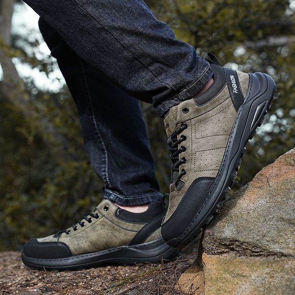 Outdoor-Schuhe Bergsteigen Große Größe Herrenschuhe Wanderschuhe_voghion.com