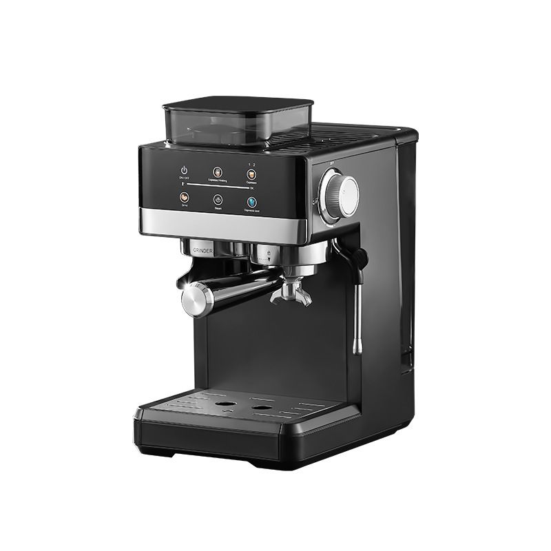 ZZUOM Compact Automatic Coffee Machine For Home, Espresso & Cold Brew Dual Extraction, Manual Operation, 1.8L Water Tank, Ins Style_voghion.com