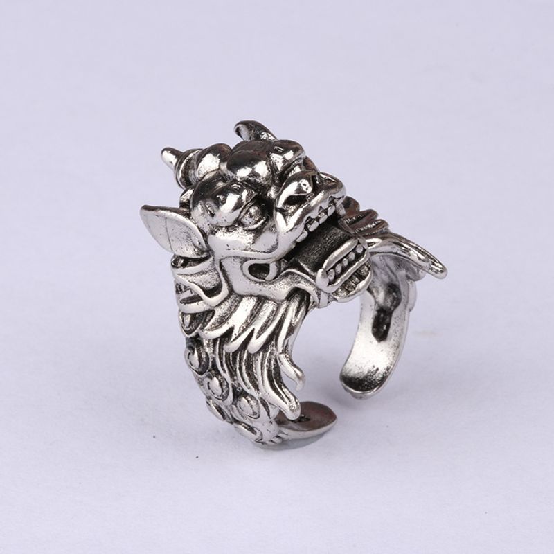 Fahionable peronality, domineering lion men' trend, opening index finger ring, and a hundred pair of hand_voghion.com