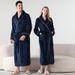 Premium Flanell-Bademantel für Paare – Plüsch-Langmantel für Damen und Herren, gemütliche Nachtwäsche und Loungewear, warmes Winterfleece, passende Sets_voghion.com