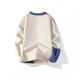 Men's Thickened Korean Style Color Block Trendy Autumn Winter Brand Knitted Youth Student Base Sweater_voghion.com