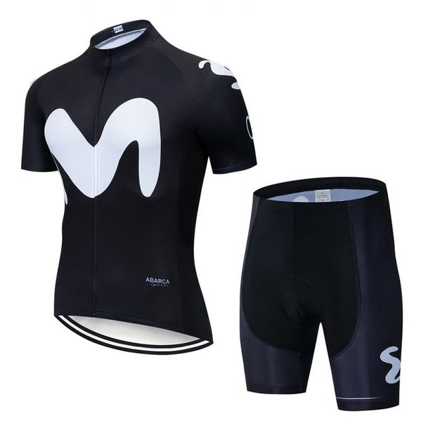 2025 Movistar Radtrikot-Set Fahrradbekleidung Atmungsaktiv Schweißableitend Anpassbares Design_voghion.com