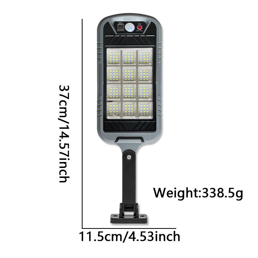 Solar utomhus vattentät innergård induktion LED, COB gatubelysning hög effekt integration med fjärrkontroll_voghion.com