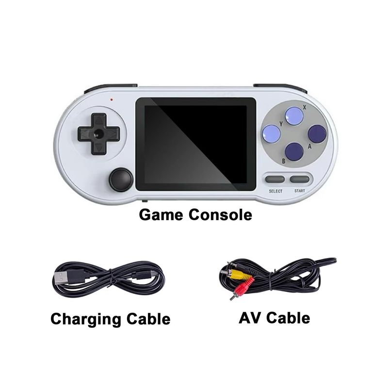 SF2000 Handheld Game Console, 3' IPS Screen, 6000 Built-In Classic Retro Games_voghion.com