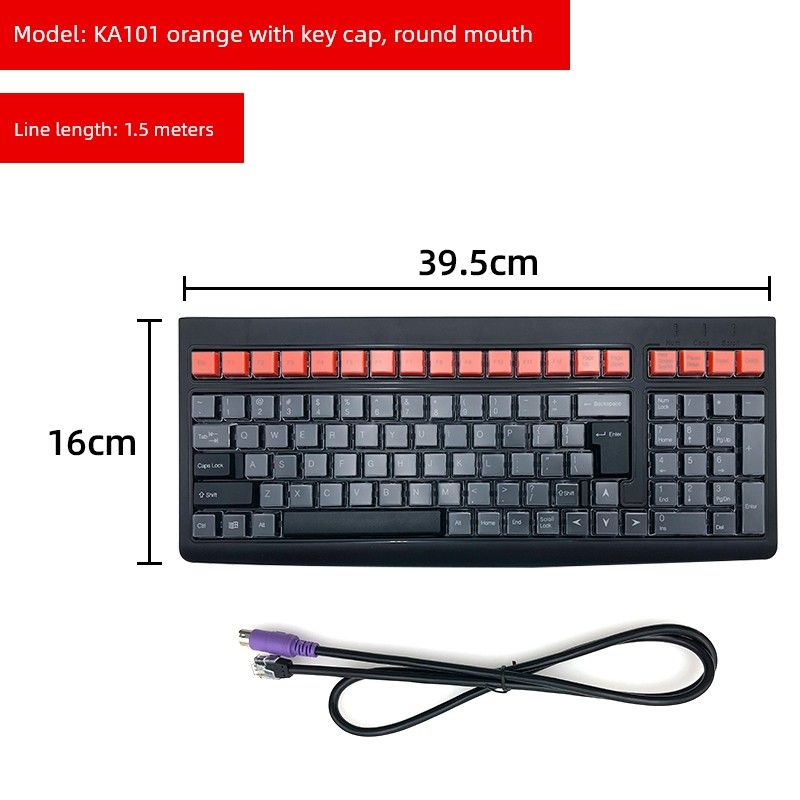 Neutral Supermarché a Buttek Kasse K101 Accessoiren 400 Tastatur PS2 Ronn Port USB_voghion.com