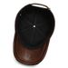 Cappello in pelle di vacchetta da uomo autunno e inverno moda berretto da baseball caldo a prova di freddo in vera pelle casual semplice berretto di protezione per le orecchie_voghion.com