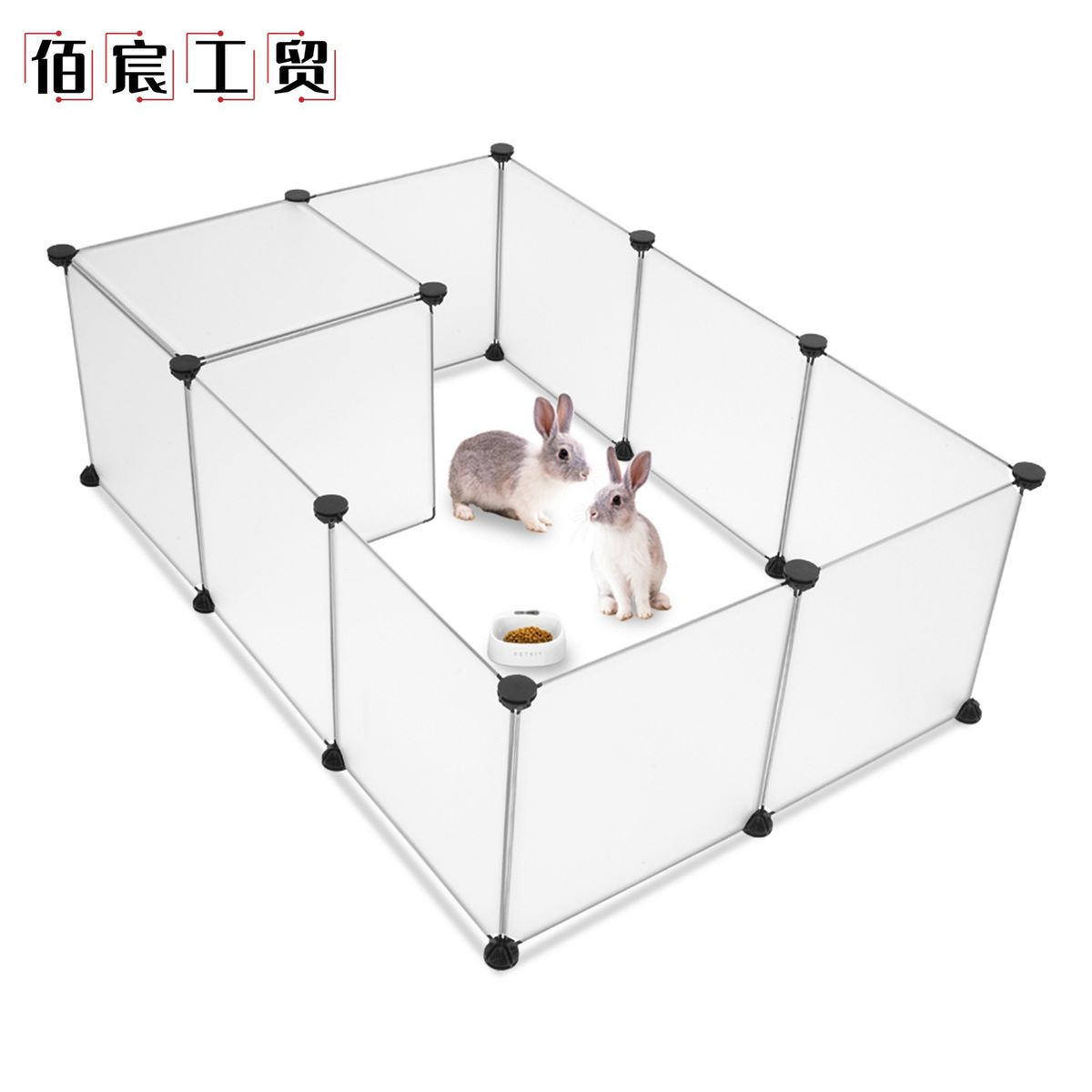 Dog House Animal Villa For Medium And Small Dogs, Removable Pet Fence, Transparent Cat Cage, Washable_voghion.com