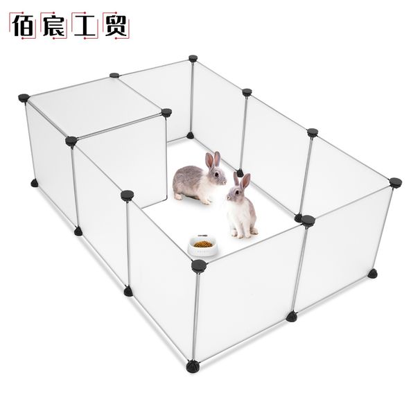 Dog House Animal Villa For Medium And Small Dogs, Removable Pet Fence, Transparent Cat Cage, Washable_voghion.com