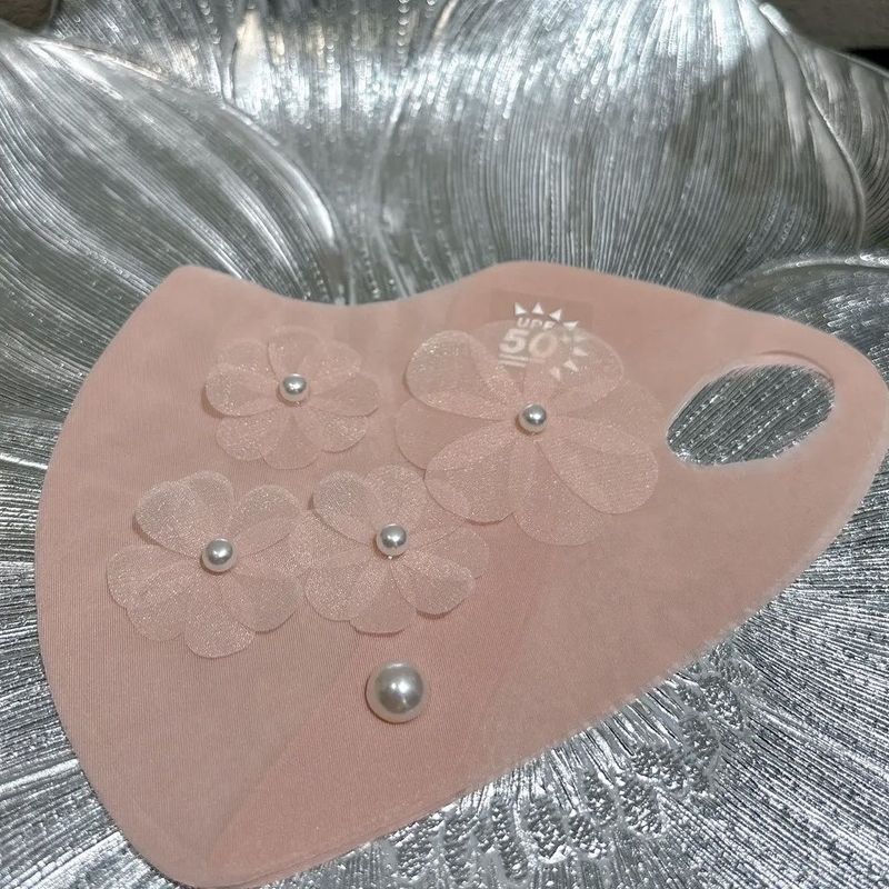 Maschera solare estiva ultrasottile in seta di ghiaccio traspirante con angoli per gli occhi tridimensionali a forma di farfalla e fiore_voghion.com