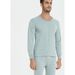 Chaolun Thermal Underwear Plus Size Men's Long Johns Crew Neck Slim Fit Fleece Lined Hot Sale_voghion.com