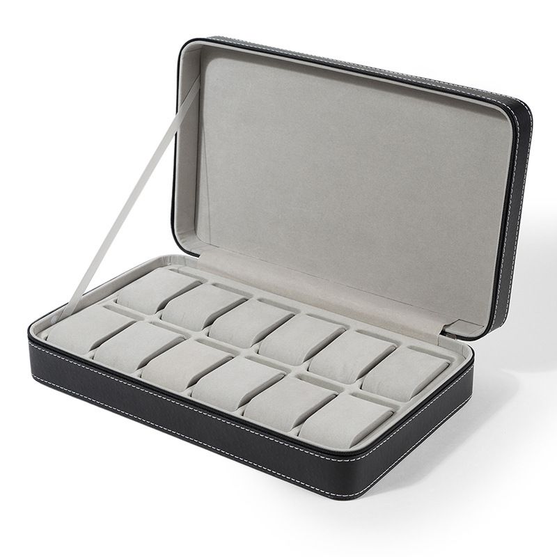 10-digit Watch Box Pu Leather Watch Box Packing Business Storage Box Gift Box Mechanical Watch Box_voghion.com