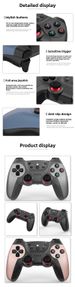 YaShoo professional gamepad - suitable for Android ps3 PC use, personalized buttons, sensitive trigger, all-area joystick, anti-skid design_voghion.com