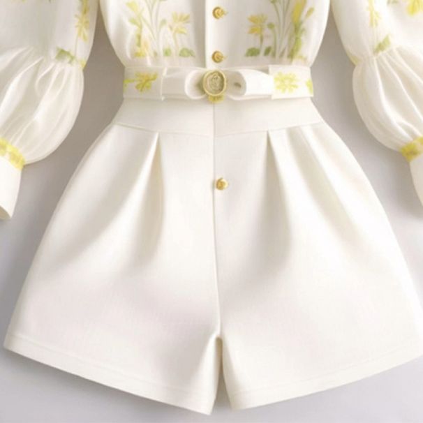 Γυναικεία Ρούχα Casual Chic Μοναδικό Λευκό Σορτς Μπικίνι Ελαφρύ Πολυτελές Φόρεμα Ψηλού Μεγέθη_voghion.com