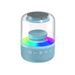 New Glass 3D Surround Wireless Bluetooth Subwoofer High Volume Portable Desktop Colorful Light Speaker_voghion.com