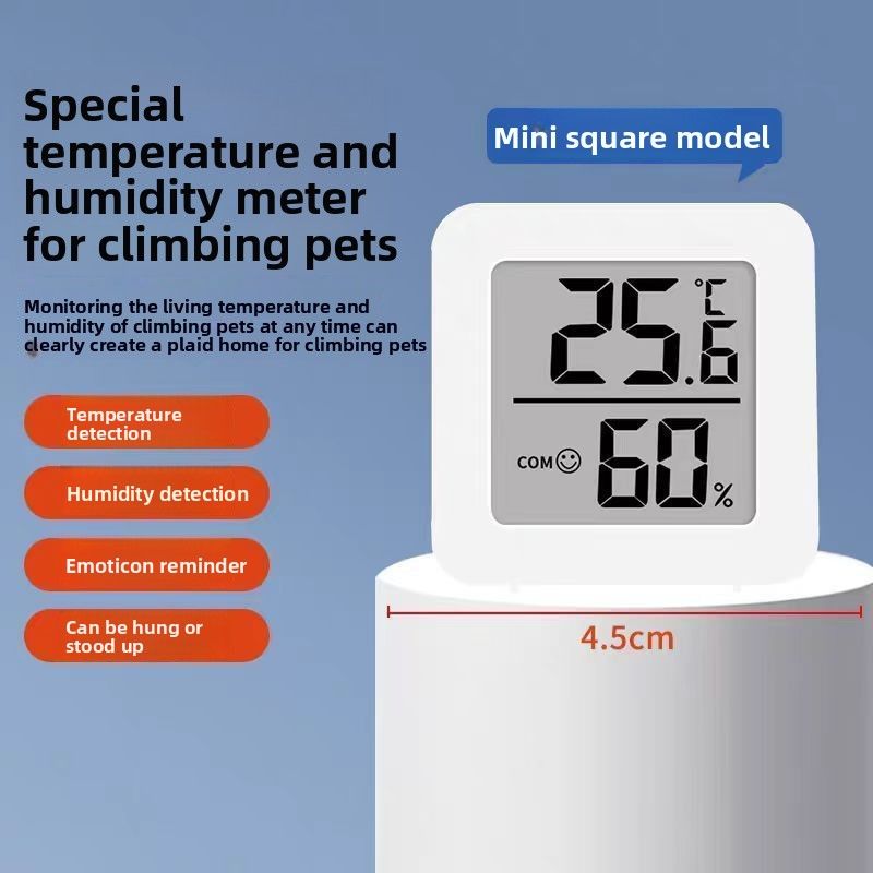 Thermohygrometer Innen Haushalt Präzision Hohe Genauigkeit Elektronische Smart Digital Display Wand-montiert Baby Zimmer Trocken_voghion.com