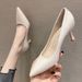 MTX 775-15B Simple Solid Color Pointed Toe Stiletto 2025 Spring New Fairy Style High Heels For Women_voghion.com