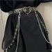 Cintura con fibbia a cuore giocattolo del sesso per corsetto da donna Corsetto in pelle PU Catena in vita Y2k Accessori Gothic Techwear Desi_voghion.com