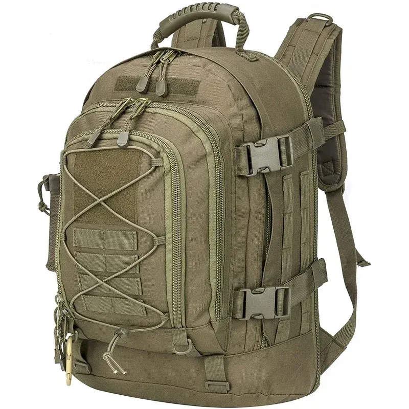 60L Military Tactical Backpack Army Molle Assault Rucksack Outdoor Travel Hiking Rucksacks Camping Hunting Mochila Hombr_voghion.com