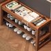 Changing For Home Entrance, Solid Wood Bench, Stool, Can Sit On Shoe Cabinet, Integrated Entryway Sofa Stool_voghion.com