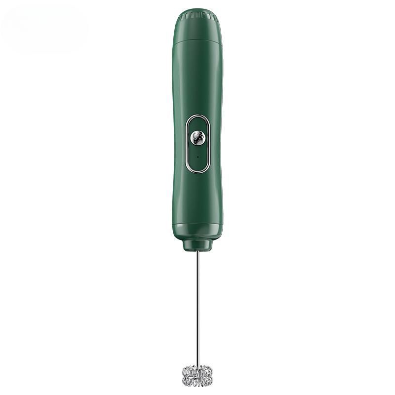 Mjölkskummare, kaffeskummare, elektrisk mjölkskummare för hushållet, mjölkmixer, batteri, handhållen mixer_voghion.com