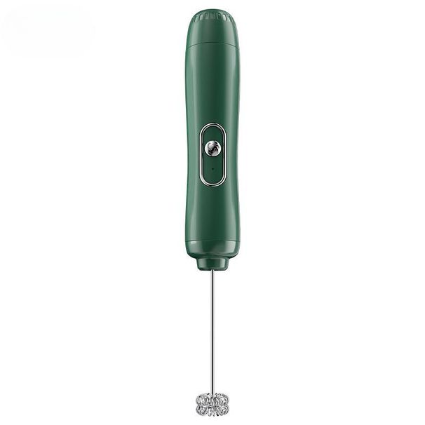 Mjölkskummare, kaffeskummare, elektrisk mjölkskummare för hushållet, mjölkmixer, batteri, handhållen mixer_voghion.com