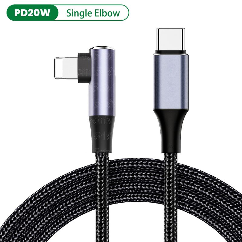 Kabel szybkiego ładowania PD 20W typu C na 8-pinowy dla iPhone 14 13 12 11 Pro Max XS XR 0,5/1/2M Szybkie ładowanie USB C Da_voghion.com