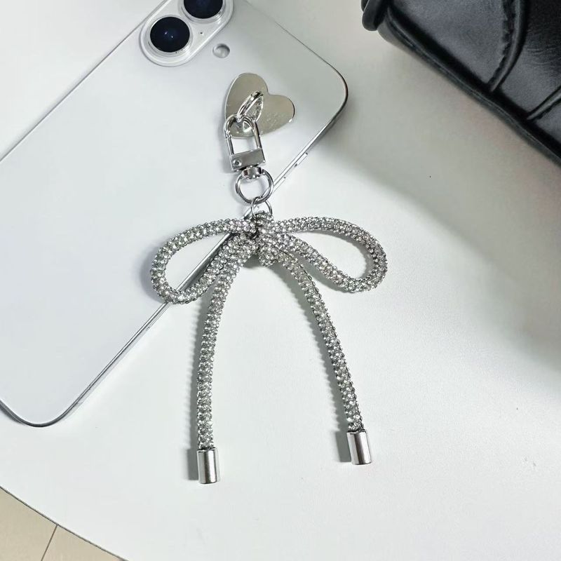 Modischer Strass-Schleifenanhänger, Schlüsselanhänger, Tasche, Handyhülle, Anhänger_voghion.com