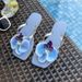 French Style Gentle Fairy Sandals For Women Summer 2025 Niche Butterfly Orchid Beach Vacation Toe Post Flip-Flops_voghion.com