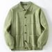 Men's spring and autumn high-density knitted shirt collar long sleeved sweater jacket SY0016_voghion.com