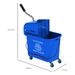 Reinigungswagen Wascheimer Haushalt 20 L Mit Schleuder Und Separator Für Sauberes Schmutziges Wasser Blue 60L X 27B X 70,5H Cm_voghion.com