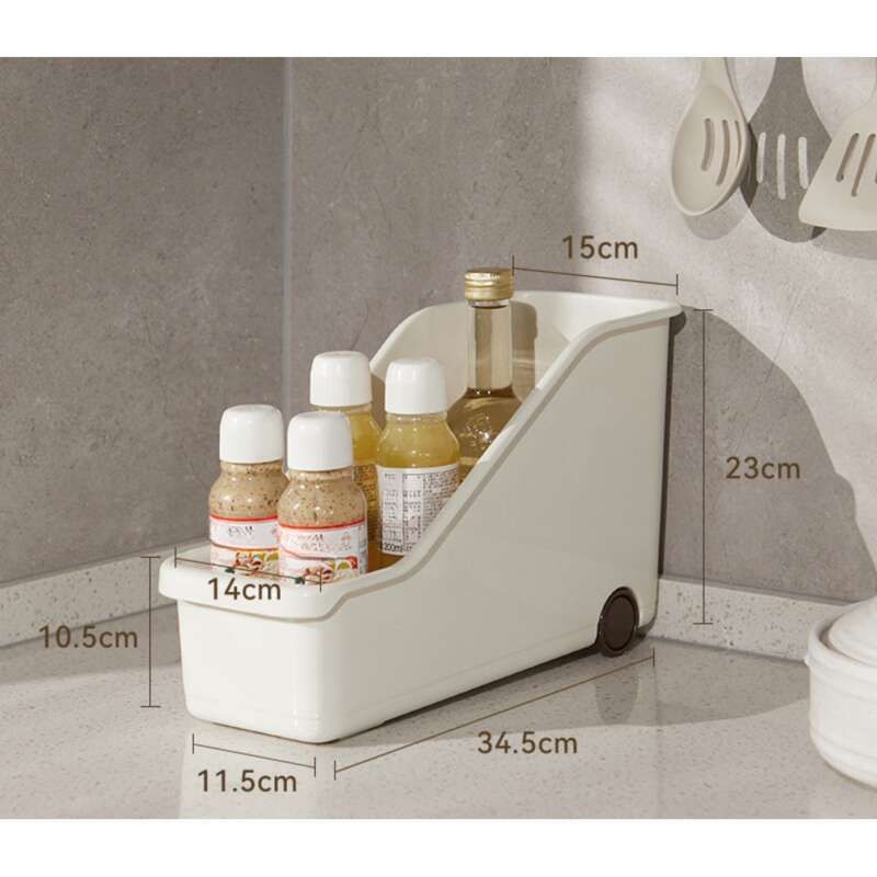 【 Hedou C 】 Almacenamiento de cocina, gabinete de cocina de plástico multifuncional para el hogar, refrigerador, artículos varios_voghion.com